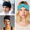 Multi-Style Headband for Fitness Sports Running Workout Yoga Women's Hair Band Wide Stretchy(3 Pcs)