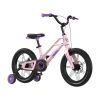 Montasen Kids Bike 16 Inch Bicycle for Boys Girls Ages 4-8 Years, Lightweight Magnesium Alloy Frame, Disc Adjustable Handlebar Training Wheels Pink Pu