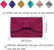 6 Pcs Multi-Style Headbands for Women Fitness Sports Running Workout Wide Stretchy Hair Wrap for Yoga & More