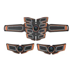 ABS Muscle Stimulator; Ab Machine; Portable Abdominal Toning Belt; Home Office Fitness Workout Equipment For Abdomen (Color: black)