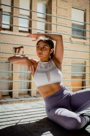 Laguna Sports Bra - White (size: small)